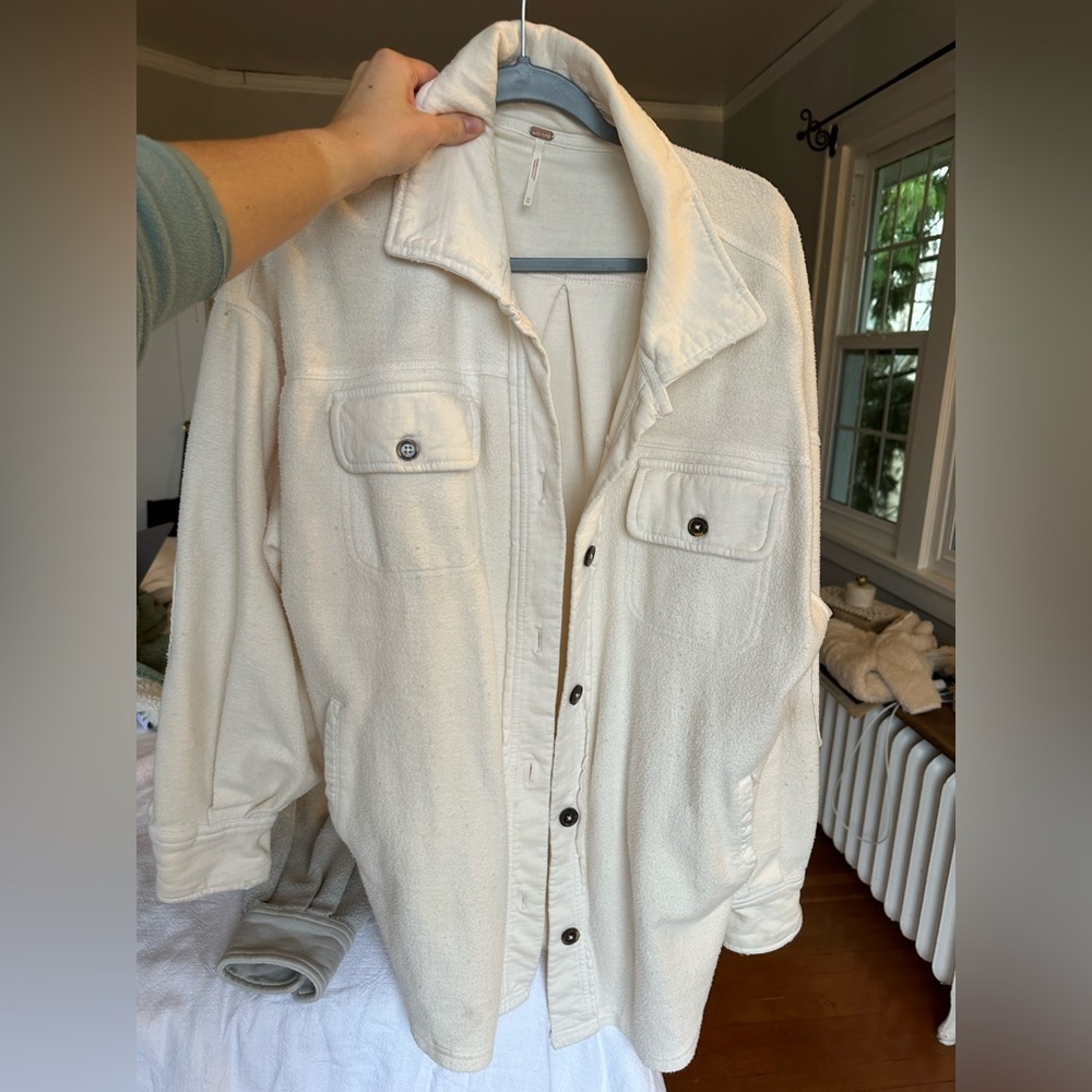 Free People We The Free Cream Ruby Jacket